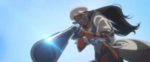 Ana jeune dans la série Overwatch